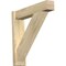 Ekena Millwork Traditional Block Rough Sawn Outlooker, Douglas Fir, 6"W x 26"D x 26"H OUT06X26X26TRA05RDF - alternate 1